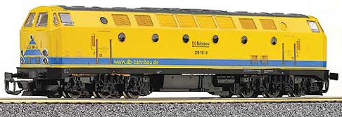 Diesel locomotive BR 229 &quot;BAHNBAU&quot; (work train locomot<br /><a href='images/pictures/Tillig/02557.jpg' target='_blank'>Full size image</a>